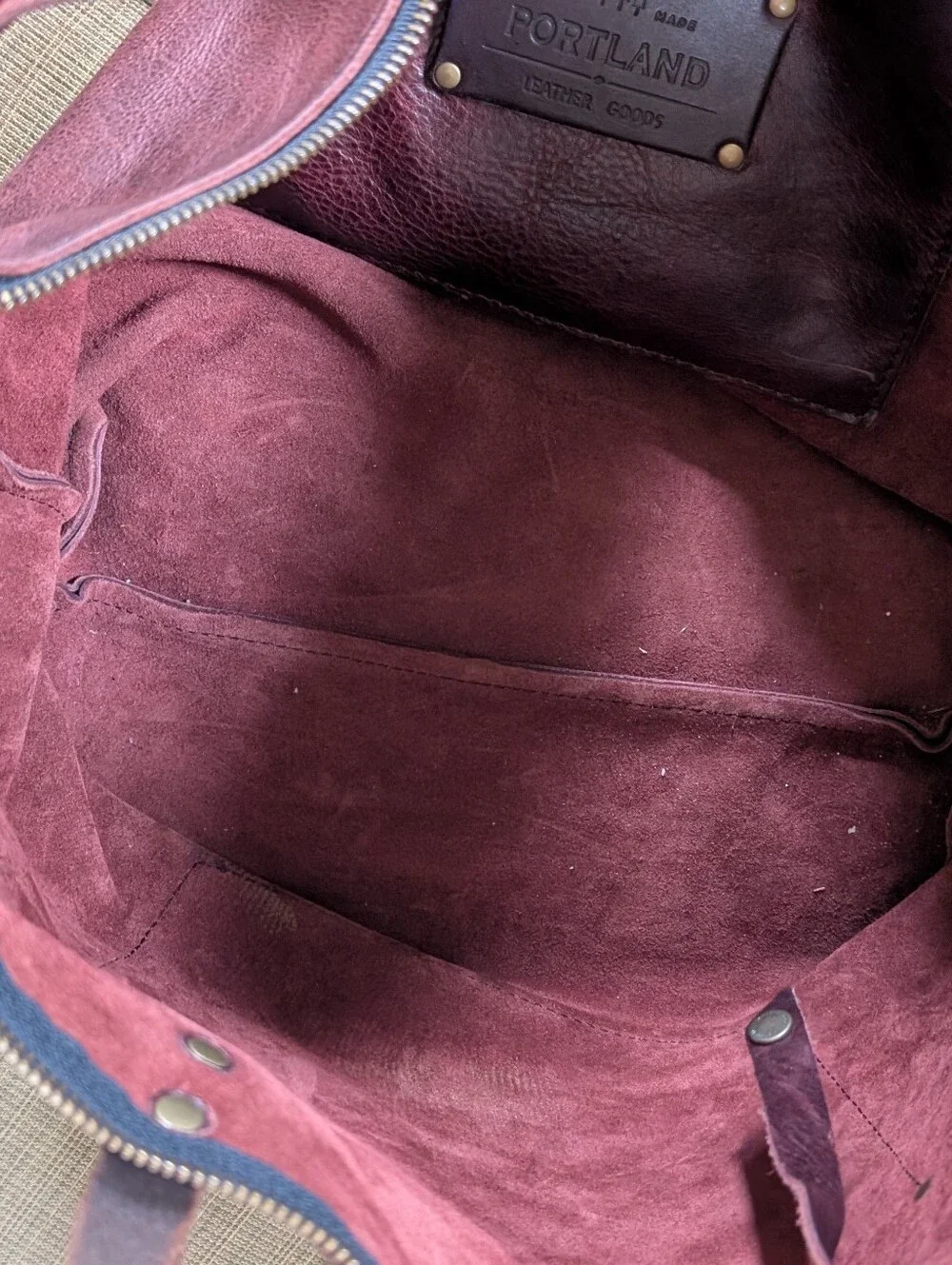 Portland Leather Good Oversized Zip Tote